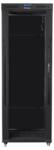 Lanberg FF01-8842-12BL 19" 42U SZÉL: 800mm MÉLY: 800mm MAG: 2097mm LCD lapraszerelt üvegajtós fekete rack szekrény (FF01-8842-12BL) - bestbyte