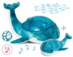 Cloud b Baba zenélő plüss Tranquil projektoros éjjeli fénnyel - Bálna (CLTT-7901-WB) (CLTT-7901-WB)