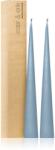 ester & erik cone candles dusty blue (no. 83) gyertya 2x37 cm