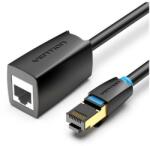Vention Cablu prelungitor SFTP Vention IKHBK, RJ-45 (M) la RJ-45 (T), 8m, 40 Gbps, ecranat, 26AWG, cupru (Negru) (IKHBK)