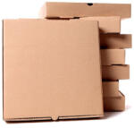  Pizzadoboz barna - négyszögletű 52cm