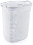  Műanyag szennyeskosár fedéllel fehér 63L