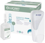 Lucart Professional Lucart Essential semleges illatú habszappan x12 + Identity adagoló csomag