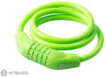 Extend NUMERIC 4 kábelzár, 1 000 mm/10 mm, lime green