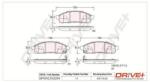 Dr! ve+ set placute frana, frana disc Dr! ve+ DP1010100374 (DP1010100374)