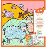 DJECO Distracție cu cărți de colorat și jocuri - Fermă Carte de colorat