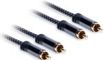 Acoustique Quality Premium PA43030 3 m Alb-Negru Cablu Hi-Fi audio (PA43030)