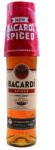 BACARDI - Rom Spiced + 1 pahar on top - 0.7L, Alc: 35%