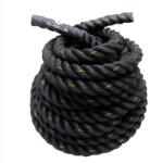 SVELTUS Funkcionális kötél, Battle rope, 10m x 2, 6 cm fekete