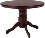 TEMPO KONDELA Étkezőasztal, kerek, gesztenye, átmérő 106 cm, TABLOS - kondela