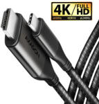 AXAGON USB Type-C - HDMI 2.0a 4K kábel (aktív) 4K 60 Hz, 1, 8m Axagon [RVC-HI2MC]