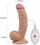  Letapasztható, távirányítós realisztikus vibrátor 20 cm - 8.5" The Ultra Soft Dude - Vibrating