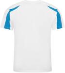 Just Cool Gyerek sportpóló Contrast Cool T - Fehér / kék | 9-11 éves (JC003J-1000077938)