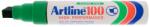 ARTLINE Marker permanent, varf tesit 7-12 mm, verde, ARTLINE 100 (EK-100-GR)