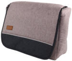 NOVOKIDS Geanta bebe NOVOKIDS Maraya PRO Care atasabila la carucior, Maner detasabil, Capacitate mare , dimensiuni 40X35X12 cm, Beige cu Maron (NKCAREBAGBEIGE)