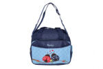 NOVOKIDS Geanta bebe NOVOKIDS Baby Bag atasabila la carucior, Maner detasabil, Capacitate mare, Albastru (NKBBYBAGBLUE)