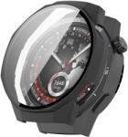  PC FULL COVER Műanyag burkolat üveggel Huawei-hoz Watch GT 5 Pro 46mm fekete