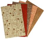 Tissu de Marie fat quarter csomag, 5 db patchwork pamutvászon, 50 x 57 cm/db, Revered Russel, 96589