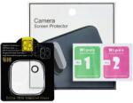  5D Full Glue Camera kamera lencse védő fólia iPhone 16 Plus - átlátszó