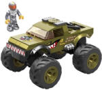 Mattel Set de contructie Mega, Hot Wheels V8 Bomber Monster Truck, 86 piese (HHD17)