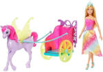 Mattel Set de Joaca Barbie Dreamtopia, Papusa Barbie cu trasura magica (GJK53) Papusa Barbie