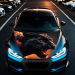 AVEX Folie Capota Auto "Hood Art" rezistenta la exterior, marime L (180 x 130cm) - Cod: AVX-CAPOTA-028L (AVX-CAPOTA-028L) - kalki