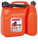 Hecht Canistra dubla Hecht K00085, 6 + 2.5 l, din plastic, pentru doua tipuri de combustibil (K00085)