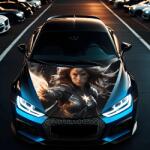 AVEX Folie Capota Auto "Hood Art" rezistenta la exterior, marime L (180 x 130cm) - Cod: AVX-CAPOTA-016L (AVX-CAPOTA-016L) - kalki