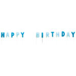 Amscan Свещи Happy Birthday - сини