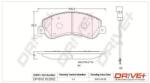 Dr! ve+ set placute frana, frana disc Dr! ve+ DP1010.10. 0902 (DP1010.10.0902)