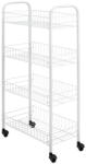 Metaltex Raft mobil din metal alb 41x84 cm Pisa - Metaltex Raft