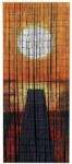 Maximex Perdea de ușă din bambus portocalie 200x90 cm Sunset - Maximex