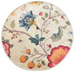 Foutastic Covoraș de baie gri din catifea ø 100 cm Vintage Flower - Foutastic Covor baie