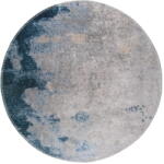 Vitaus Covor albastru/gri lavabil rotund ø 120 cm - Vitaus - bonami - 218,00 RON Covor