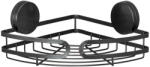 WENKO Raft de colț pentru baie Wenko Static-Loc® Pavia, lățime 27 cm, negru