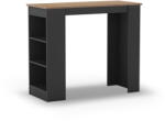 Marckeric Masă de bar cu blat cu aspect de lemn de stejar 47x120 cm Peru - Marckeric