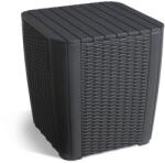 Keter Masă auxiliară de grădină din ratan artificial 39x39 cm Luzon - Keter