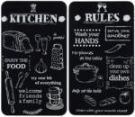 Maximex Protecții de aragaz 2 buc. din sticlă temperată 52x30 cm Kitchen Rules - Maximex