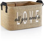 Mioli Decor Coș de depozitare de depozitare din iută 30x22x30 cm - Mioli Decor