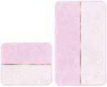Mila Home Covorașe de baie roz 2 buc. 60x100 cm - Mila Home Covor baie