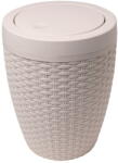 Addis Coș pentru baie Addis Rattan Bath Bin Calico, 5 l, crem Cos de gunoi