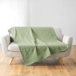 douceur d'intérieur Cuvertură verde 180x220 cm Lucile - douceur d'intérieur