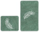 Mila Home Covorașe de baie verde 2 buc. 60x100 cm - Mila Home Covor baie