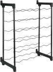 Metaltex Suport de vin din metal gri pentru 30 de sticle Chianti - Metaltex Suport sticla vin