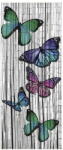 Maximex Perdea de ușă din bambus 200x90 cm Butterflies - Maximex