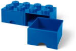 LEGO® Cutie depozitare cu 2 compartimente LEGO®, albastru
