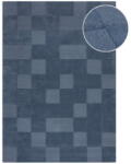 Flair Rugs Covor albastru închis țesut manual din lână 160x230 cm Checkerboard - Flair Rugs Covor