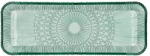 Bitz Platou verde din sticlă 14x38 cm Kusintha - Bitz