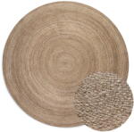Hanse Home Covor grej reversibil rotund din iută ø 200 cm Braided - Hanse Home Covor