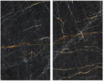 Allstar Protecții de aragaz 2 buc. din sticlă temperată 52x30 cm Marble - Allstar
